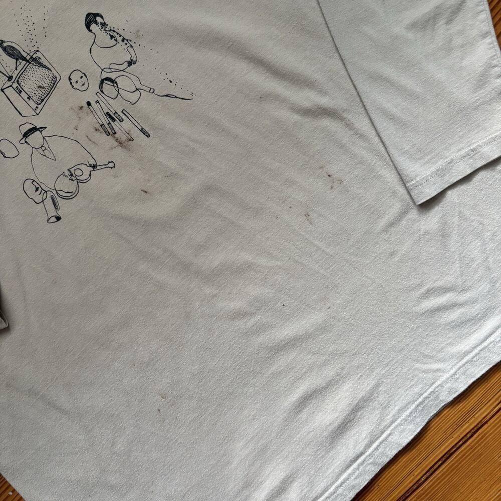 Vintage The Slapped Eyeballers Band T-Shirt Men's Size M Soft Rock Experimental - Picture 3 of 8